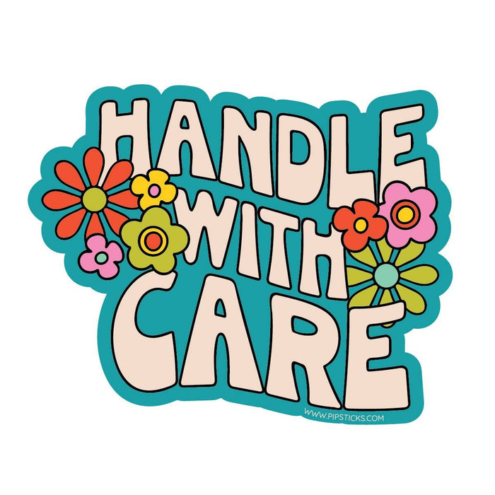 Handle With Care Vinyl Sticker by Pipsticks