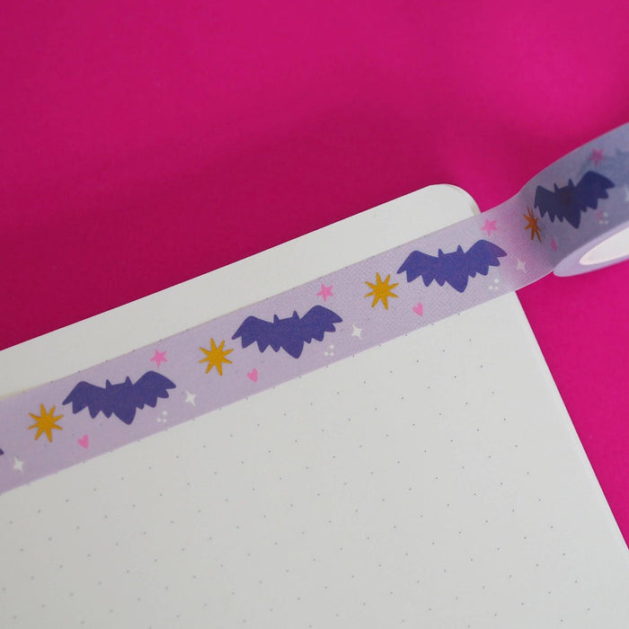 mystical bats halloween washi tape