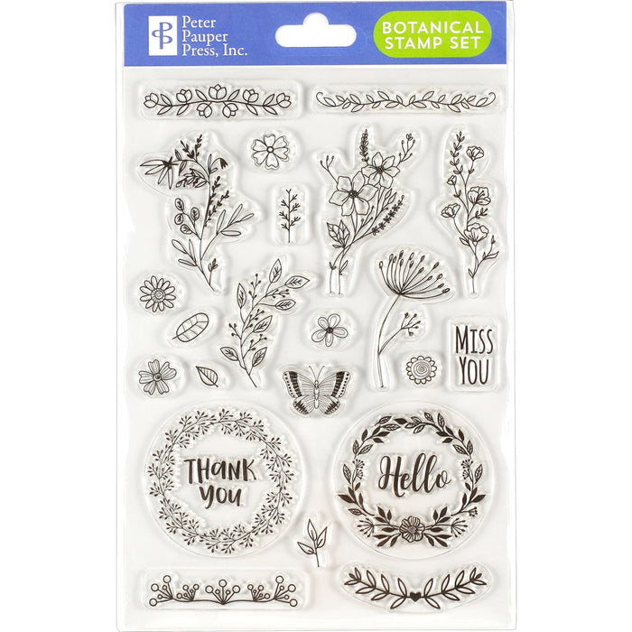 LAST STOCK! Botanical Clear Stamps