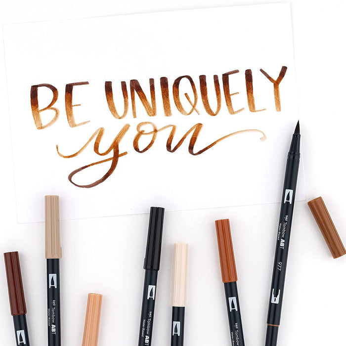 Tombow Dual Brush Pens 10pk Portrait Palette WashiGang Australia