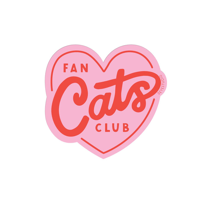 Cats Fan Club Vinyl Sticker