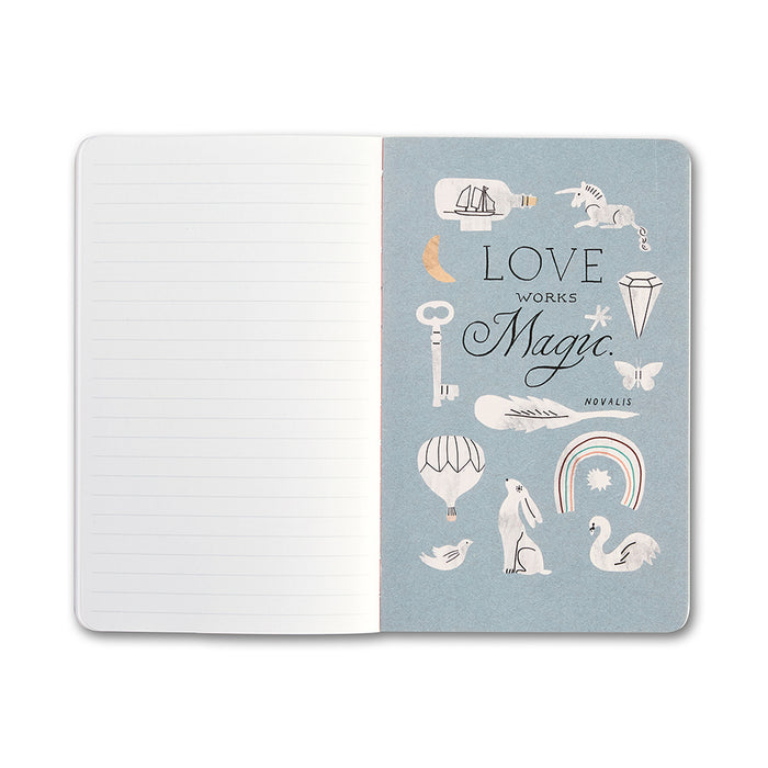LAST STOCK! Write Now Lined Journal - What The World Needs Now Is Love, Sweet Love