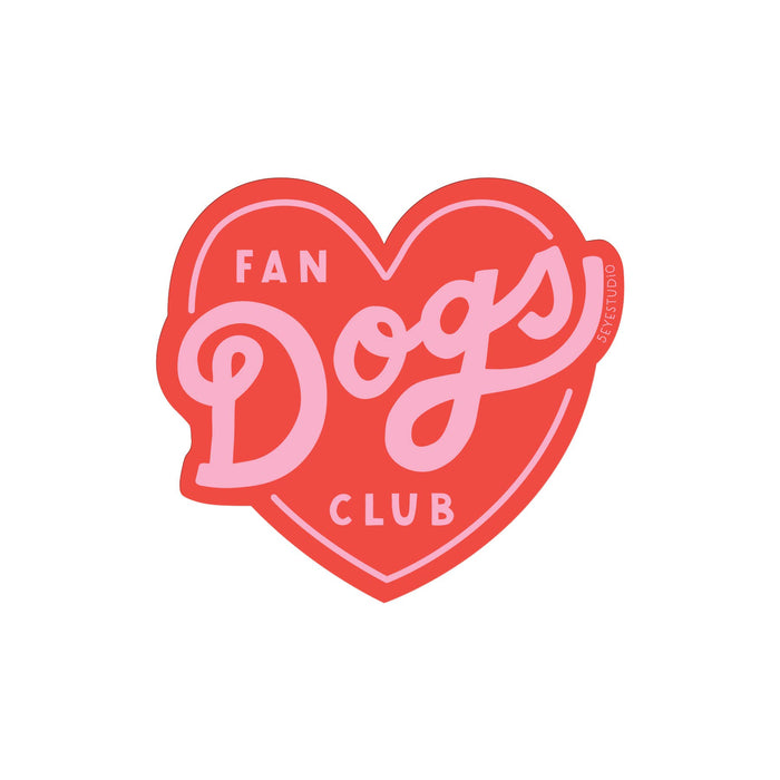 Dogs Fan Club Vinyl Sticker
