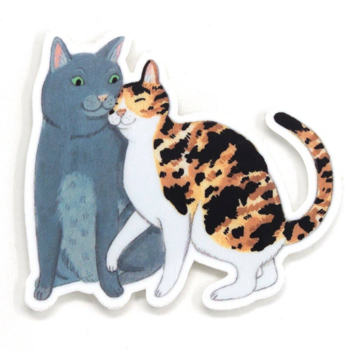 Cat Pair Vinyl Sticker