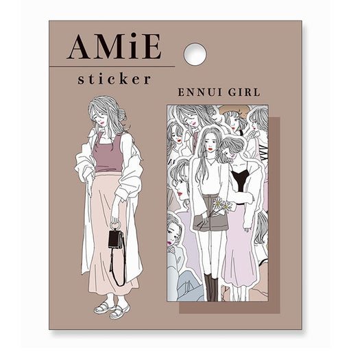 Mind Wave 'Amie' Stickers - Ennui Girl | WashiGang Australia