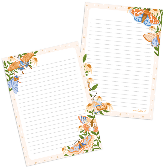 A5 Double-Sided Notepad - Butterflies