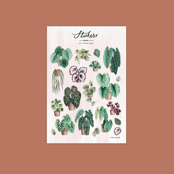 Sticker Sheet - Houseplants Lovers