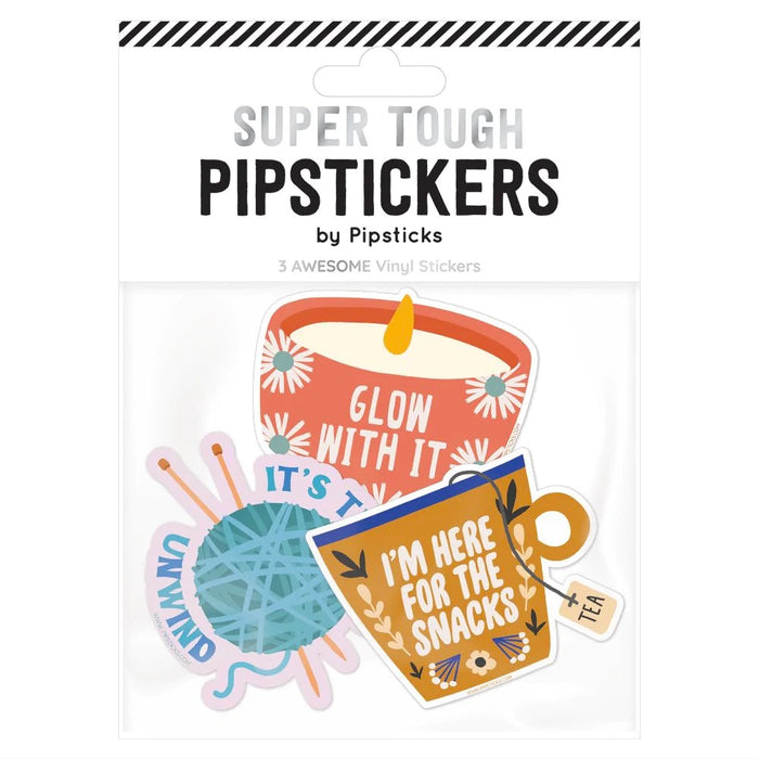 LAST STOCK! Time For Myself Vinyl Sticker Collection by Pipsticks