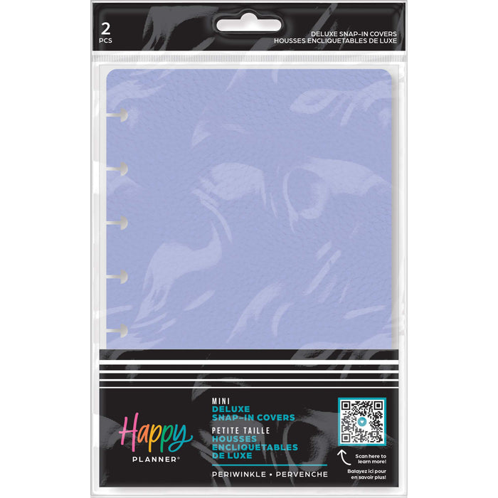 The Happy Planner MINI Deluxe Snap-In Covers - Periwinkle