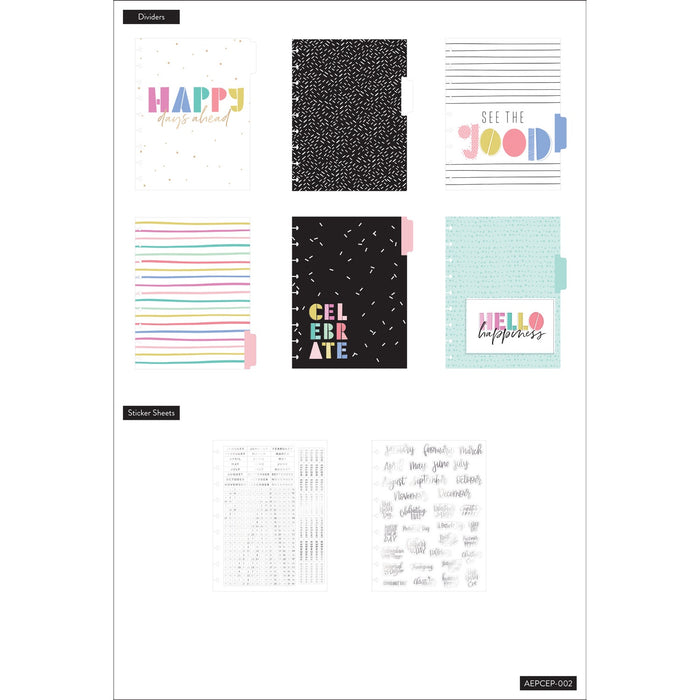 The Happy Planner 'Happy Days' CLASSIC VERTICAL Extension Pack - 6 Months