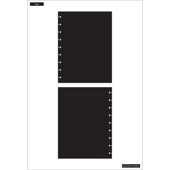 LAST STOCK! The Happy Planner 'Black Pages' CLASSIC Filler Paper