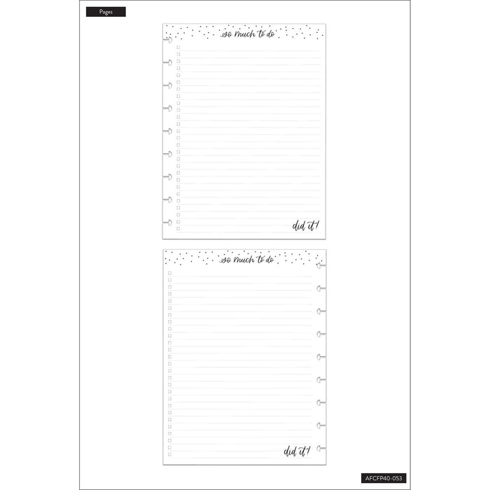 The Happy Planner 'So Much To Do' CLASSIC Filler Paper