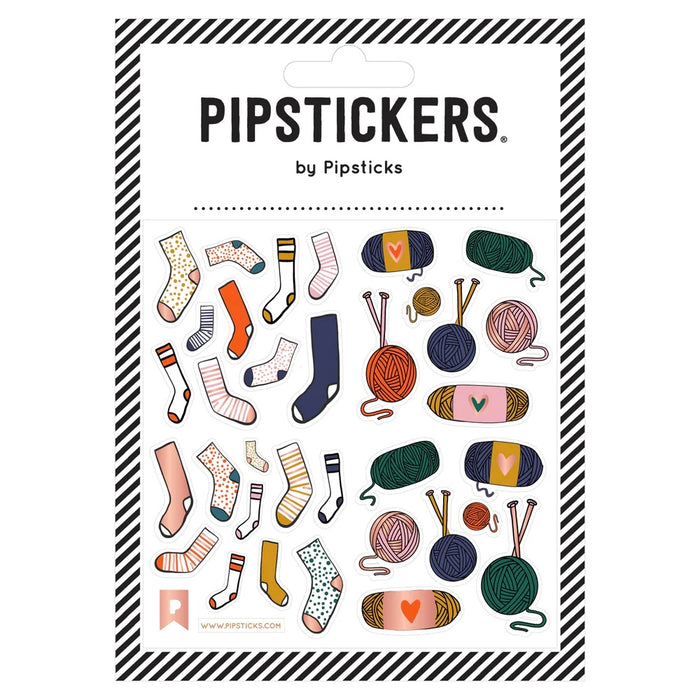 Knit Your Socks Off Stickers by Pipsticks