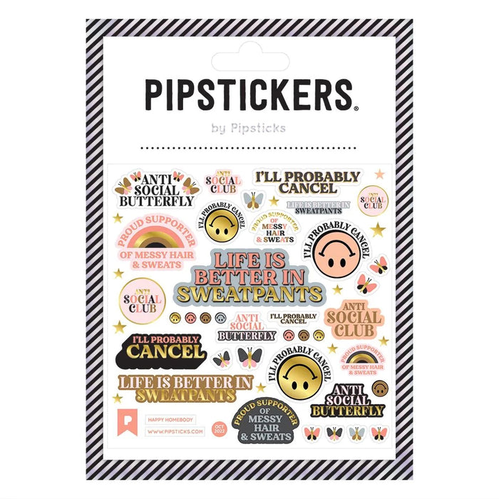 Happy Homebody Stickers by Pipsticks