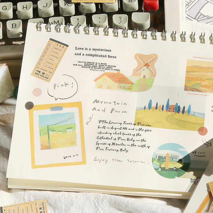 LAST STOCK! BGM Travel Diary Deco Stickers - Countryside