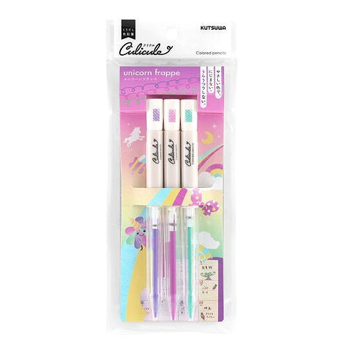 Kutsuwa Culicule Coloured Pencil Set - Unicorn Frappe