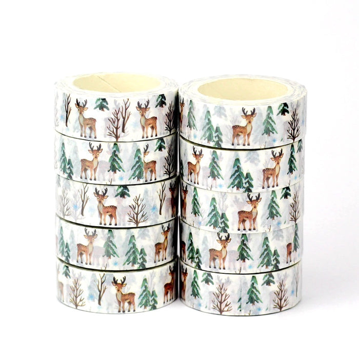 Forest Reindeer Washi Tape