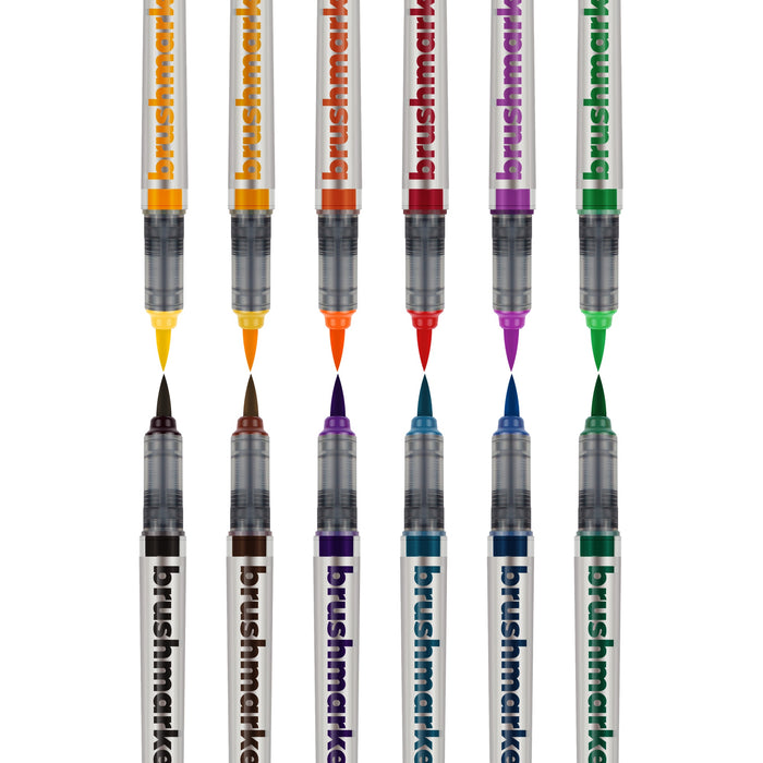 Brushmarker Pro Brush Pen Set - 12 Basic Colours