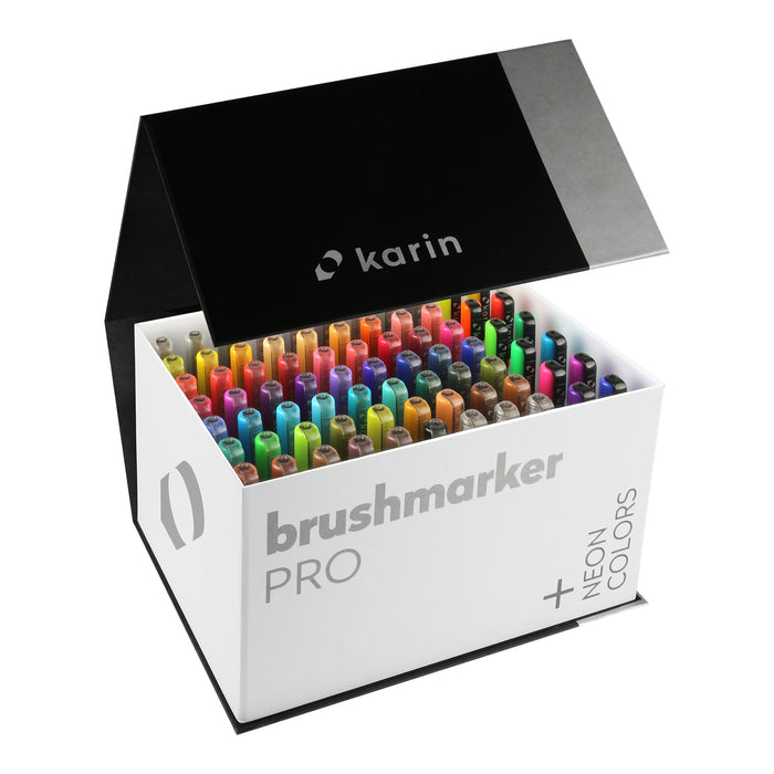 Brushmarker Pro Brush Pen Mega Box Plus - 72 Colours + 3 Blender Pens