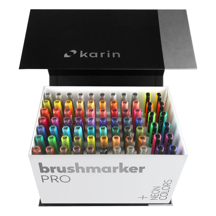 Karin Deco Brush Marker Pigment Based Brush Tip-Metallic Shades (Open  Stock) - Creative Hands