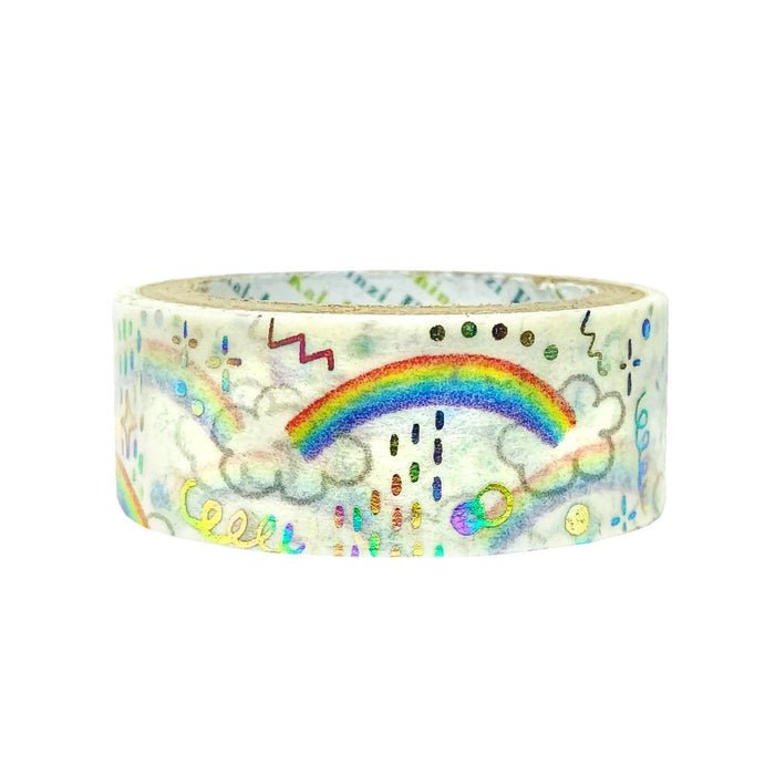 Shinzi Katoh 'Rainbow' Series Foil Washi Tape - Rainbow Sky