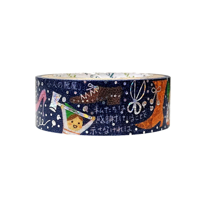LAST STOCK! Grimm's Fairy Tales Foil Washi Tape - The Elves & The Shoemaker