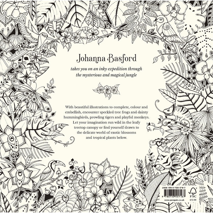 Magical Jungle - An Inky Expedition & Colouring Book