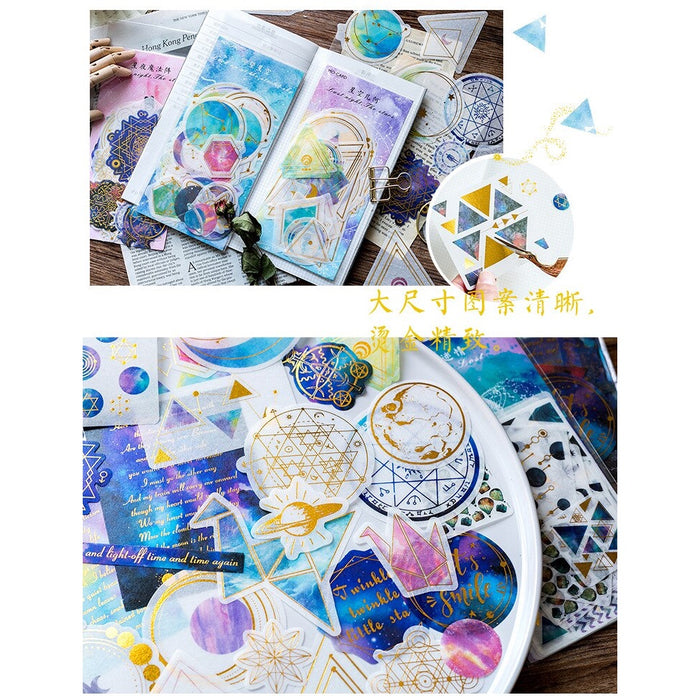 Washi Paper Deco Stickers - Planets & Constellations