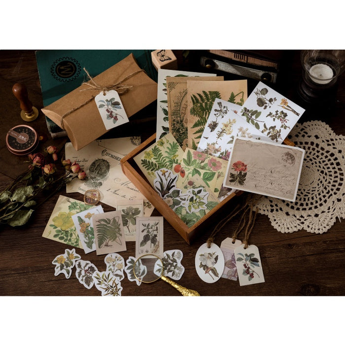Vintage Style Collage Journaling Pack - Garden