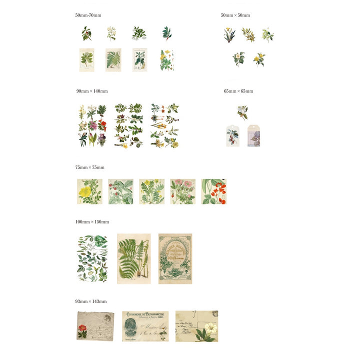 Vintage Style Collage Journaling Pack - Garden