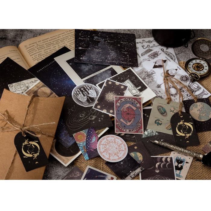 Vintage Style Collage Journaling Pack - Constellations