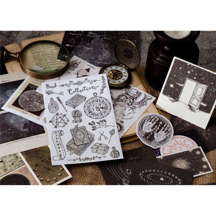 Vintage Style Collage Journaling Pack - Constellations