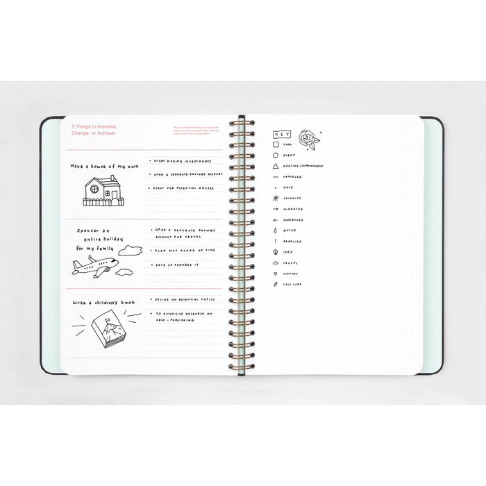 LAST STOCK! Mossery A5 Undated Refillable Planner - Campfire
