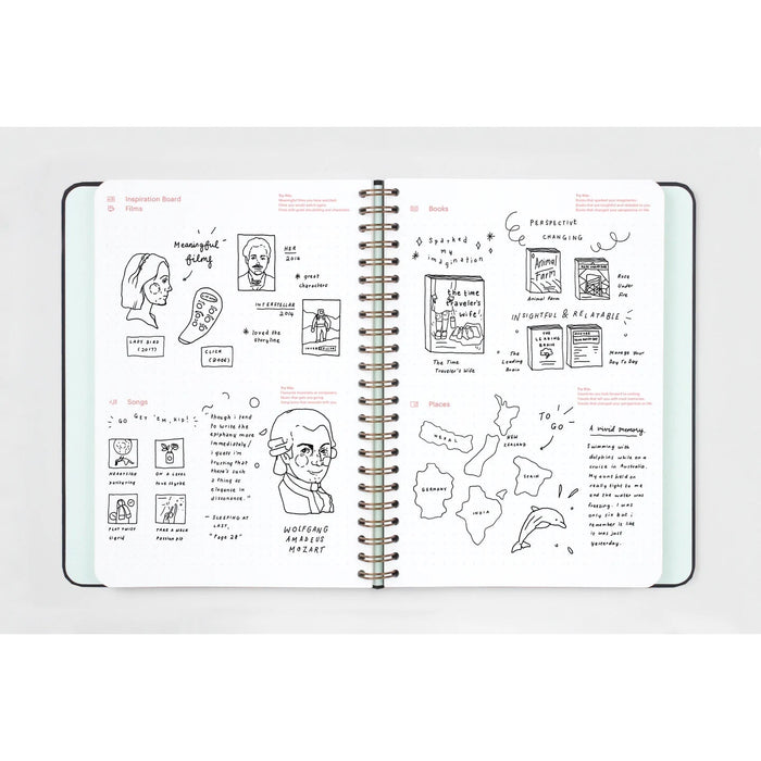 Mossery A5 Undated Refillable Planner - Purnama