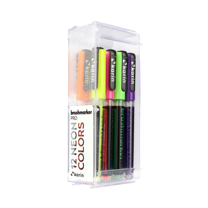Brushmarker Pro Brush Pen Set - 12 Neon Colours