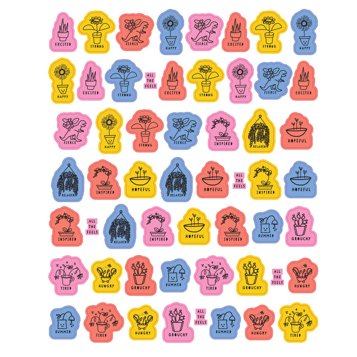 So. Many. Feelings Stickers. (Pipsticks + Workman)