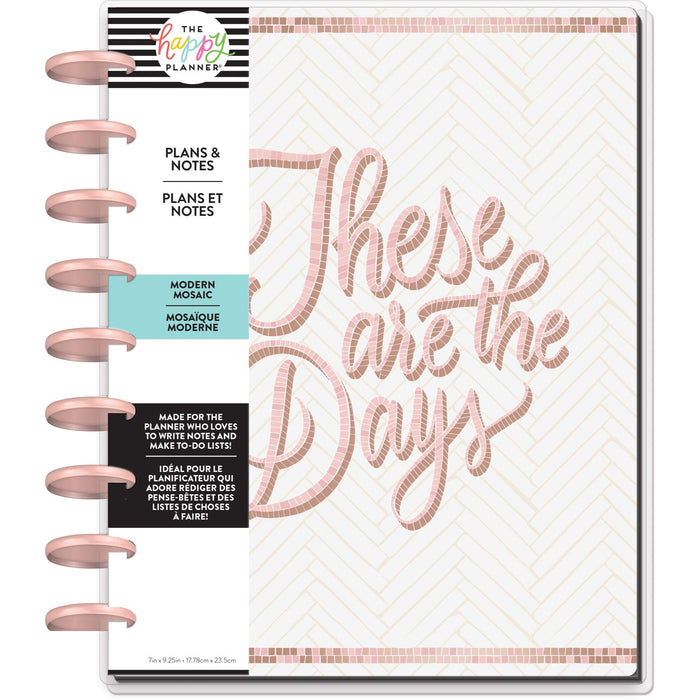 LAST STOCK! The Happy Planner 'Modern Mosaic' CLASSIC Plans & Notes Journal