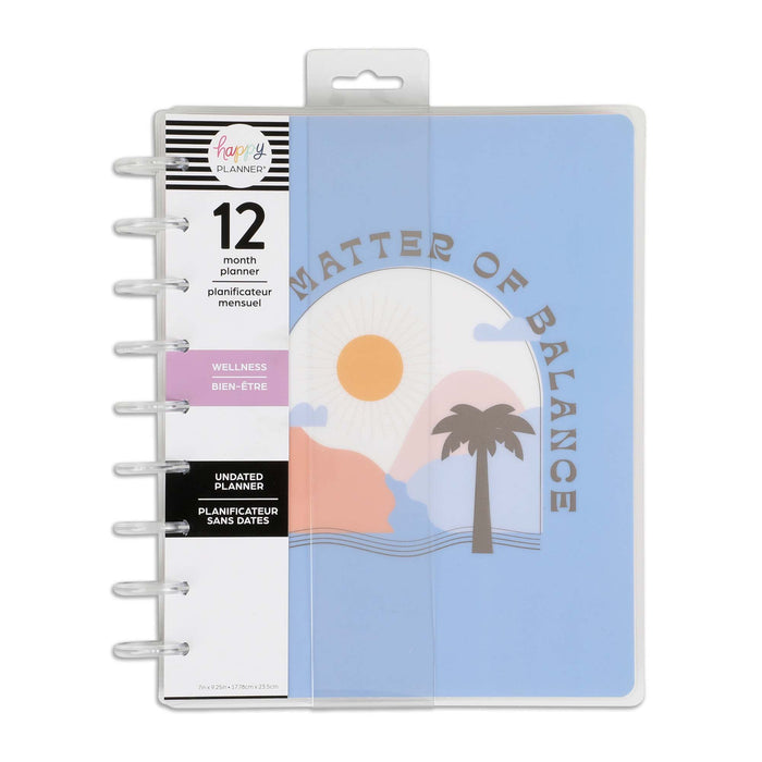The Happy Planner Undated 'Matter of Balance' CLASSIC WELLNESS Happy Planner - 12 Months