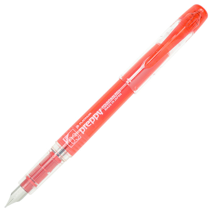Platinum Preppy Fountain Pen - 03 Fine Nib - Red