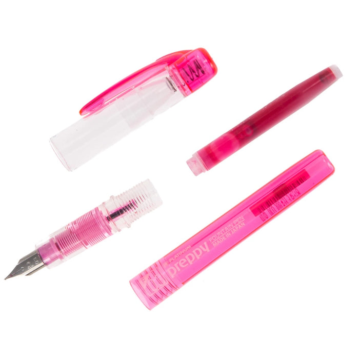 Platinum Preppy Fountain Pen - 03 Fine Nib - Pink