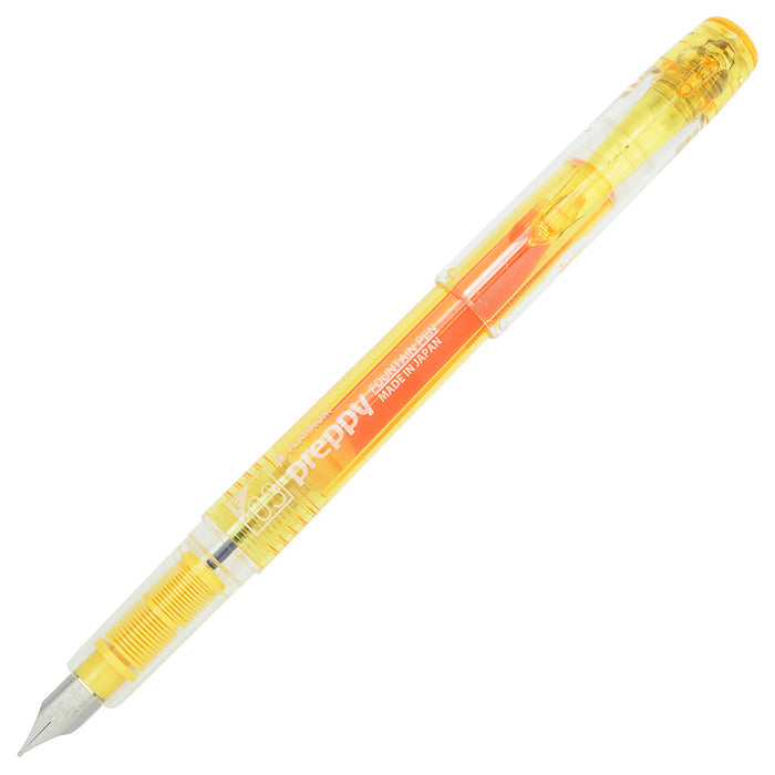 Platinum Preppy Fountain Pen - 03 Fine Nib - Yellow