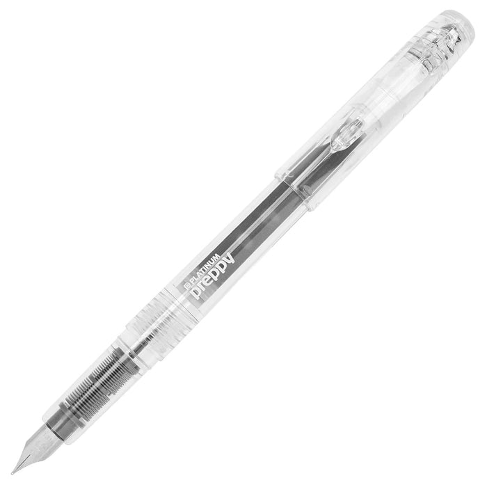 Platinum Preppy Fountain Pen - 03 Fine Nib - Crystal Clear