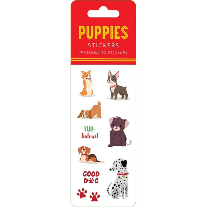 Puppies Sticker Set - 6 Sheets of Stickers!