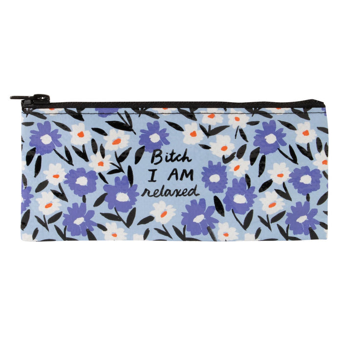 Blue Q Pencil Case - Bitch I AM Relaxed