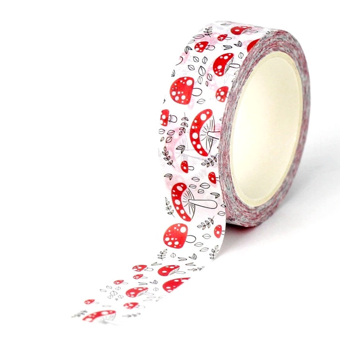Red & White Mushroom Washi Tape