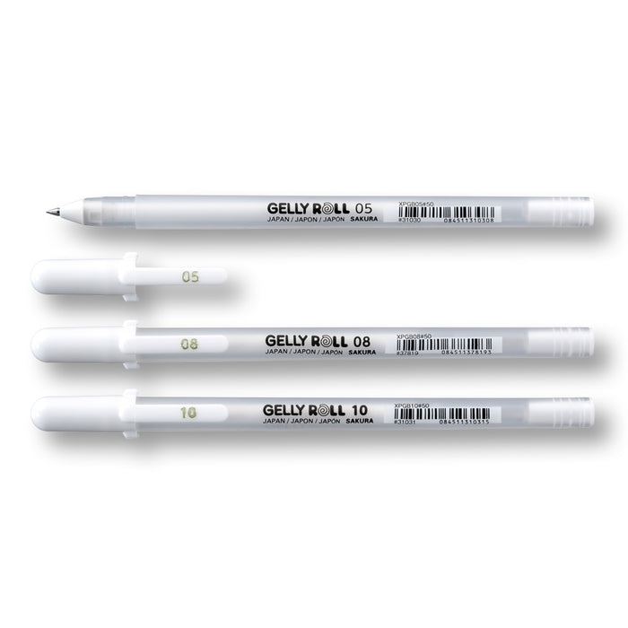 Sakura Gelly Roll Classic White Gel Pens