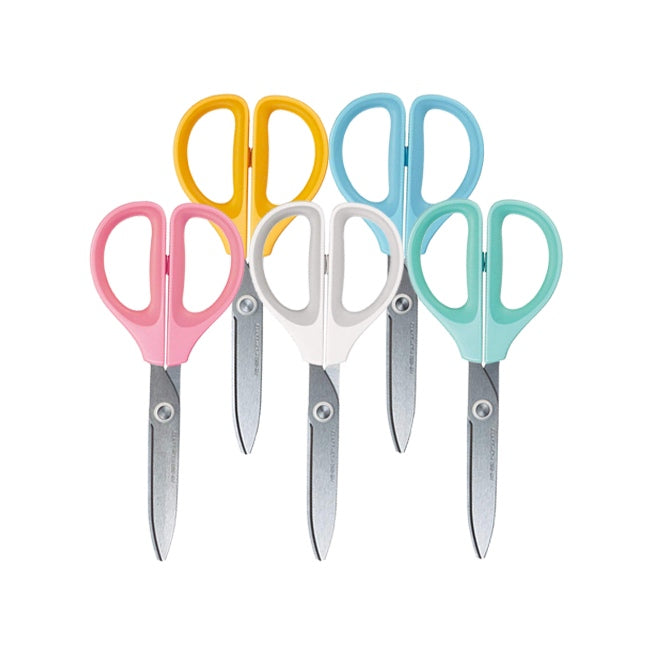 Kokuyo Saxa Scissors, Pink, Standard Blade, Symmetrical Handle for Both  Right-Hand and Left-Hand, Japan Import (HASA-280P)