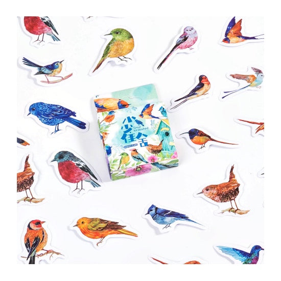 Colourful Birds Stickers