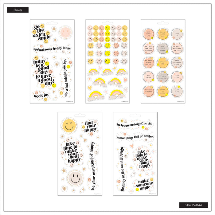 The Happy Planner 'Smiley Face' Stickers - 5 Sheets