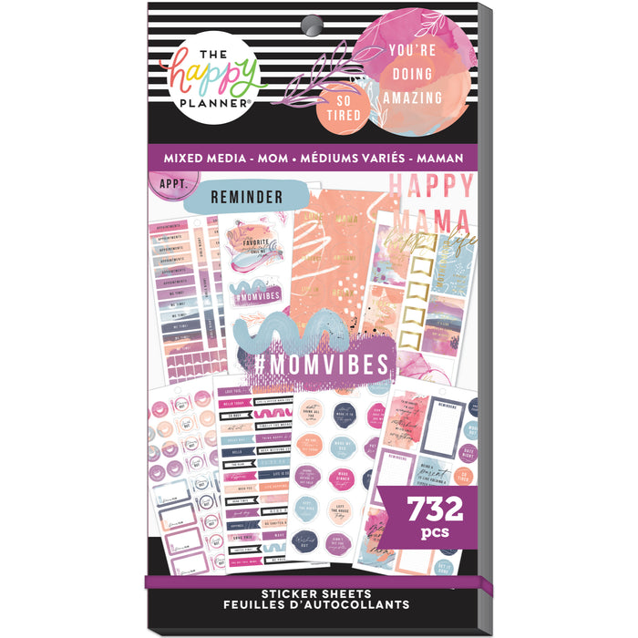 LAST STOCK! The Happy Planner Value Pack Stickers - Happy Mama - Classic